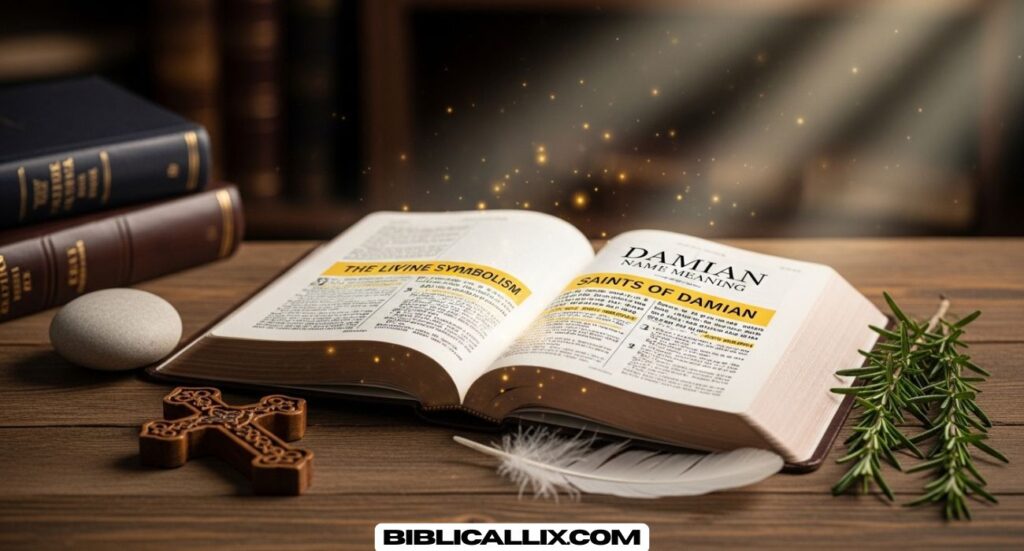 Damian Name Meaning Bible