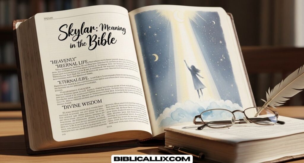 Skylar Meaning in Bible