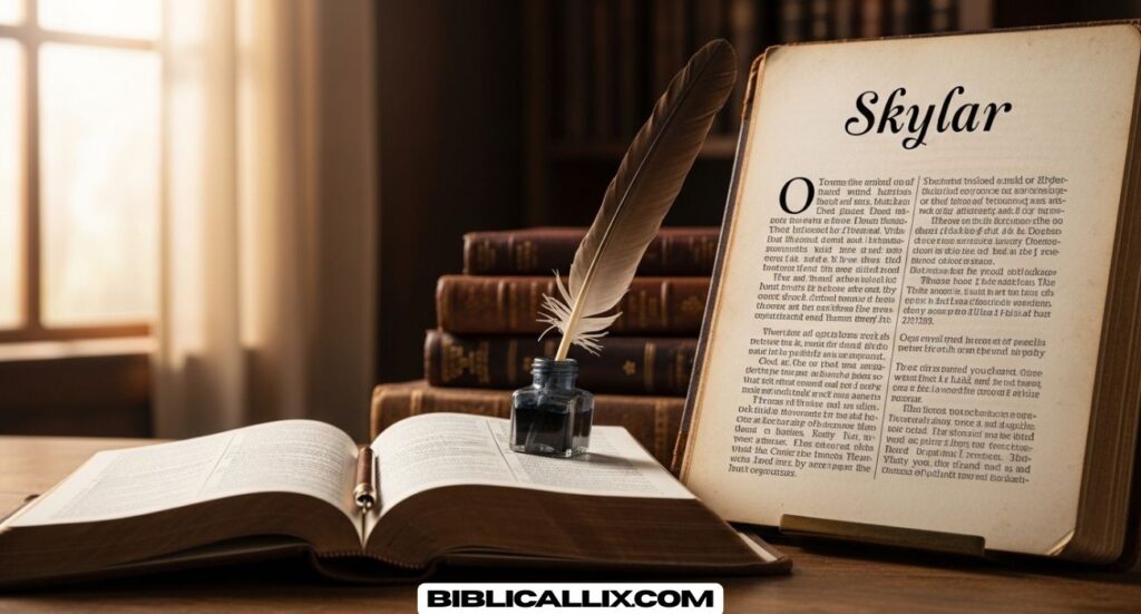 Skylar Meaning in Bible