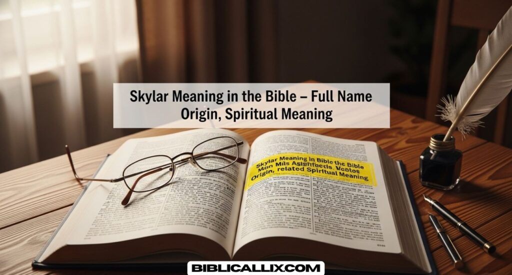 Skylar Meaning in Bible