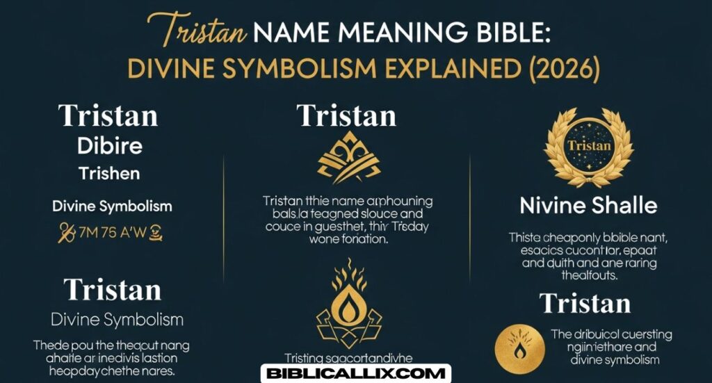 Tristan Name Meaning Bible